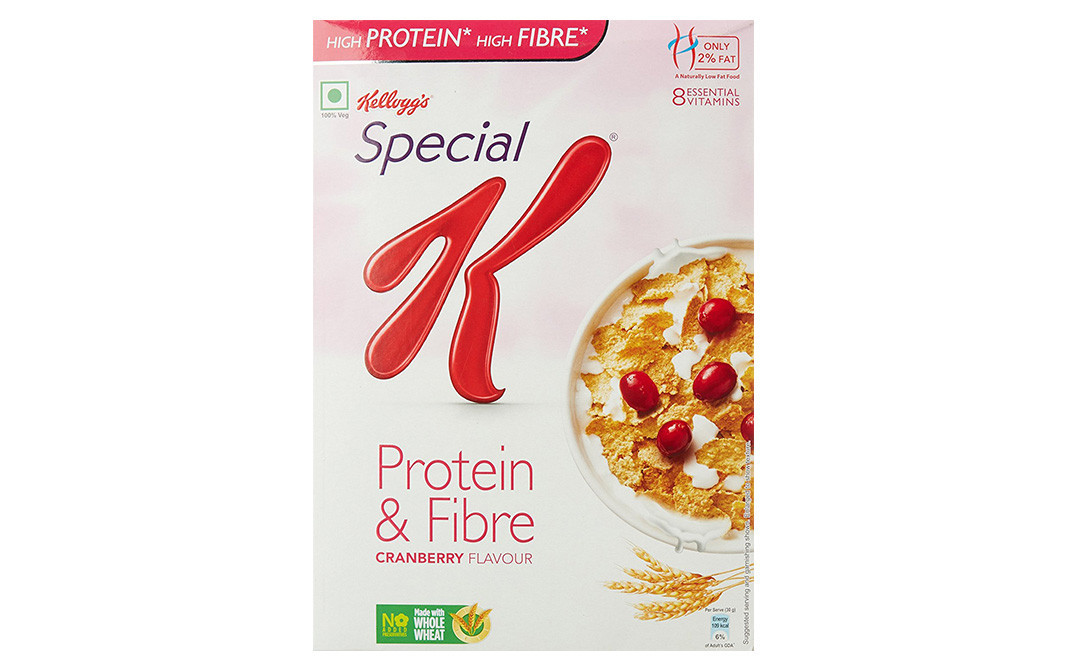 Kellogg's Special K Protein & Fibre Cranberry Flavour   Box  445 grams